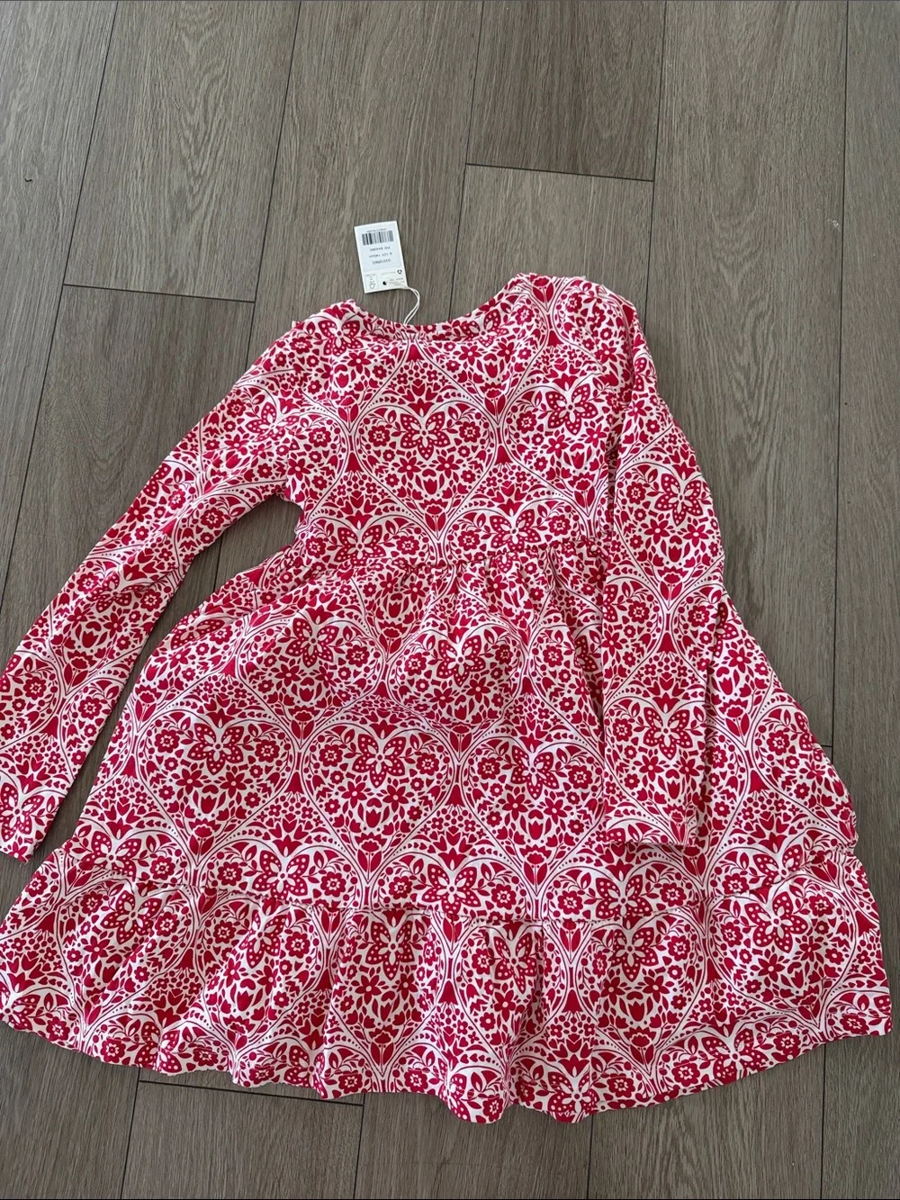 Mini Boden girls long sleeve dress NWT size 9-10 years